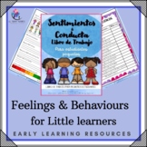 Feeling & Behavior Workbook FOR LITTLE LEARNERS - SPANISH VERSION