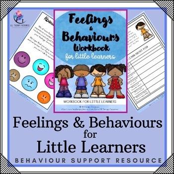 Preview of Feeling & Behavior Workbook  for LITTLE LEARNERS 