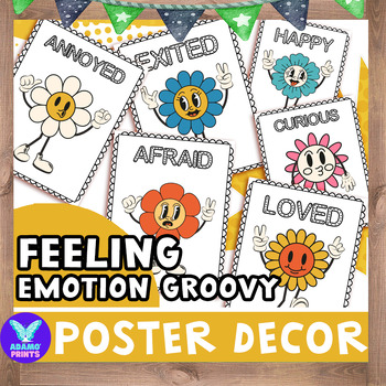 Preview of Feeling Emotion Posters Kids Quote Fun Classroom Decor Bulletin Board Ideas