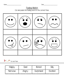 Feeling Match: Social Skills Activity by Jazzy Janey | TpT