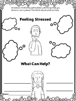 Preview of Feeling Stressed? Counseling Activity