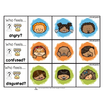 Feeling and Emotions Activities | Speech Therapy | Special Education