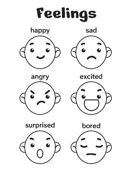 Feelings And Emotions Worksheets For Identifying Feelings by Napapha ...