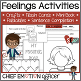Feelings Awareness Activities: crafts, flashcards, mini-bo