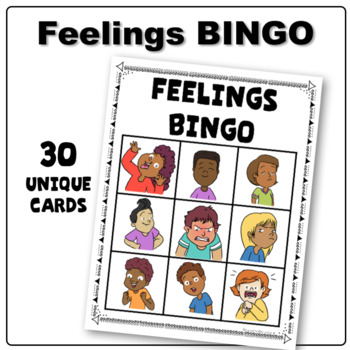 Feelings BINGO | Early Elementary by Carol Miller - Counseling Essentials