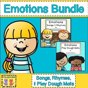 Preview of Emotions BUNDLE Songs,  Rhymes, and Play Dough Mats
