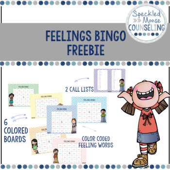 Preview of Feelings Bingo Freebie