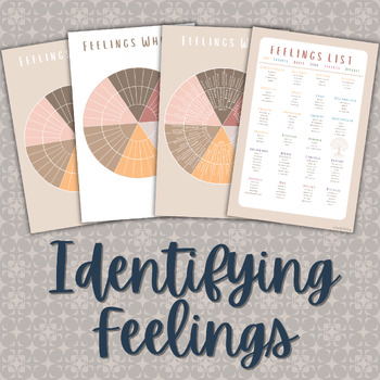 Preview of Feelings Bundle:  Emotions, therapy, self-awareness, emotional regulation, couns