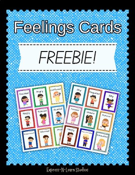 Preview of Feelings Cards Freebie