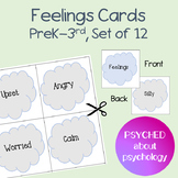 Feelings Cards, PreK-3rd Grades