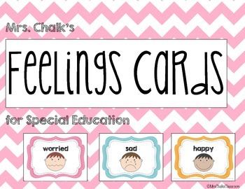 Preview of Feelings Cards for Special Education