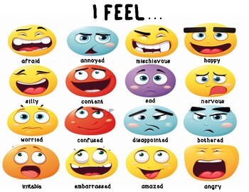 Preview of Feelings Chart
