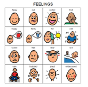 Feelings Chart by Visuals from the Grass | Teachers Pay Teachers