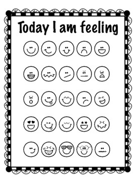 Feelings Chart by The Rivera Reading Club | TPT