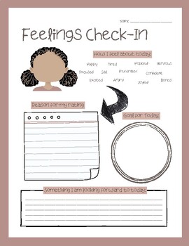 Preview of Feelings Check-In