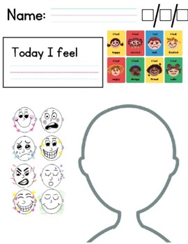 Feelings Check In by Raquel Wall | TPT