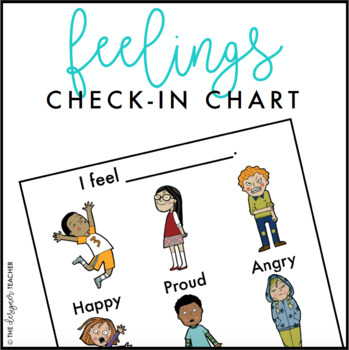 Feelings Check-In Chart FREEBIE | Feelings Chart by The Designer Teacher