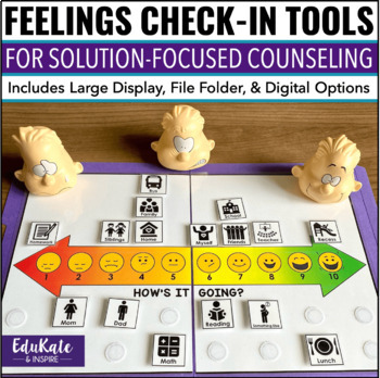 Preview of Feelings Check-In Tools for Individual Counseling: Solution Focused Counseling