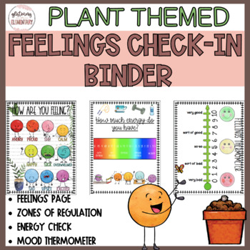 Preview of Feelings Check-in Binder