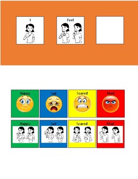 Preview of Feelings Check-in with ASL and Zones of Regulation