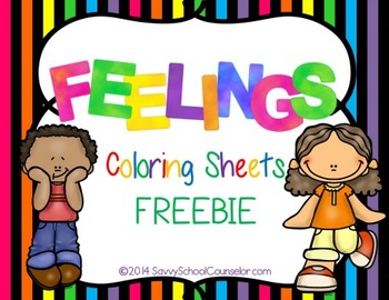 Feelings Coloring Worksheets Teaching Resources Tpt