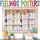 Feelings Emotions & Coping Strategies Posters, SEL & Couns