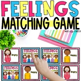 Feelings Emotions Bilingual Activity, Matching Game, Couns