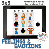Feelings & Emotions Bingo (3x3)
