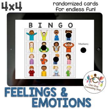Preview of Feelings & Emotions Bingo (4x4)