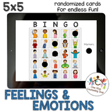 Feelings & Emotions Bingo (5x5)