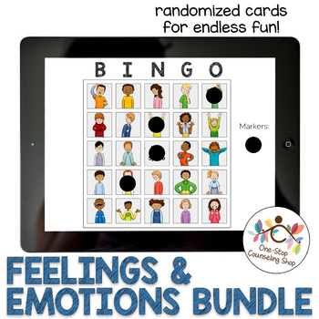 Preview of Feelings & Emotions Bingo Multiage Bundle