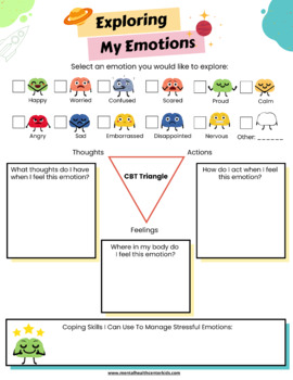 cognitive behavioral therapy worksheets
