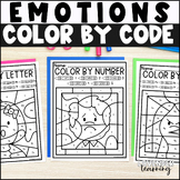 Feelings & Emotions Color by Codes - Emotions Color by Num
