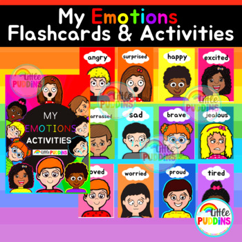 Feelings & Emotions Flashcards and Activities For Autism Special Education