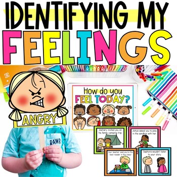 Preview of Feelings & Emotions Identification, Counseling & SEL Classroom Guidance Lesson