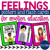 Feelings/Emotions Posters and Flash Cards - School Counseling