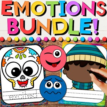 Preview of Feelings & Emotions Growing Bundle for Social-Emotional Learning & Development