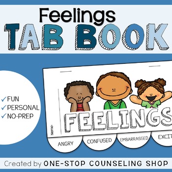 Preview of Feelings & Emotions Tab Book
