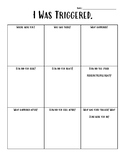 Feelings/Emotions Triggers Worksheet (Upper Level Students)