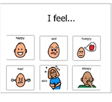 Feelings / Emotions Visual Aid ABA PEC PCS Boardmaker