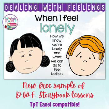 Preview of Feelings Emotions | When I Feel Lonely