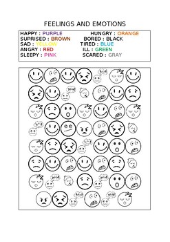 Feelings & Emotions (Worksheet for Young Learners) by chihabb othmonnre