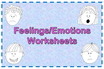 Preview of Feelings/Emotions Worksheets