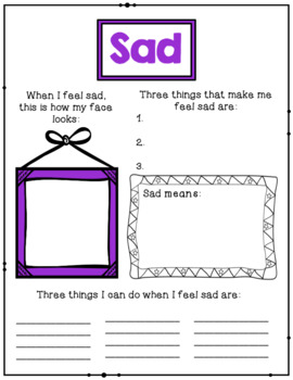 Feelings And Emotions Worksheets - FREE by CounselorChelsey | TpT