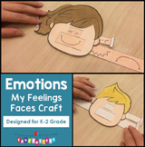 Feelings Faces Craft FREEBIE - Emotions