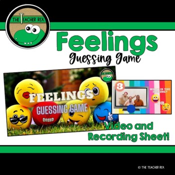 Preview of Feelings - Guessing Game (video and recording sheet)