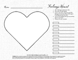 Feelings Heart Coloring Worksheet