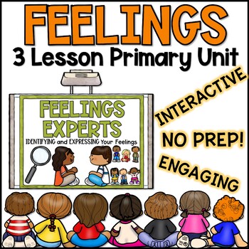 Preview of Feelings Identification and Expression No-Prep Guidance Lessons