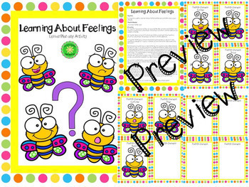 Feelings Lesson Plan and Activity by The Sunny Sunshine Student Support