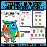 Feelings Monster Social Emotional Learning Activities Pack